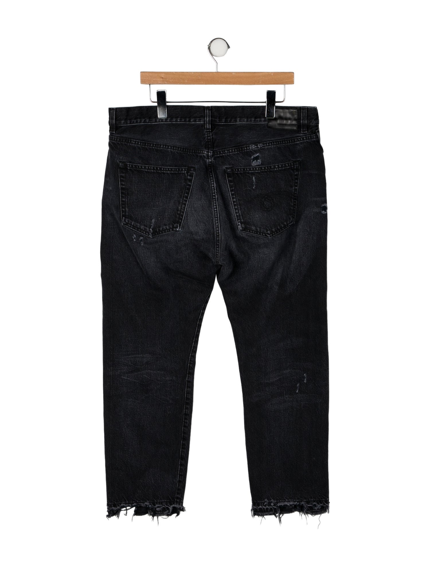 R13 High-Rise Straight Leg Jeans