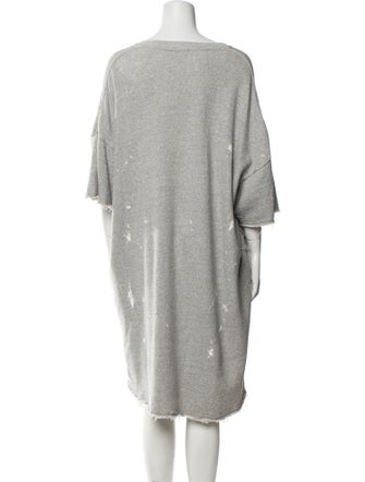 R13 Bateau Neckline Knee-Length Dress