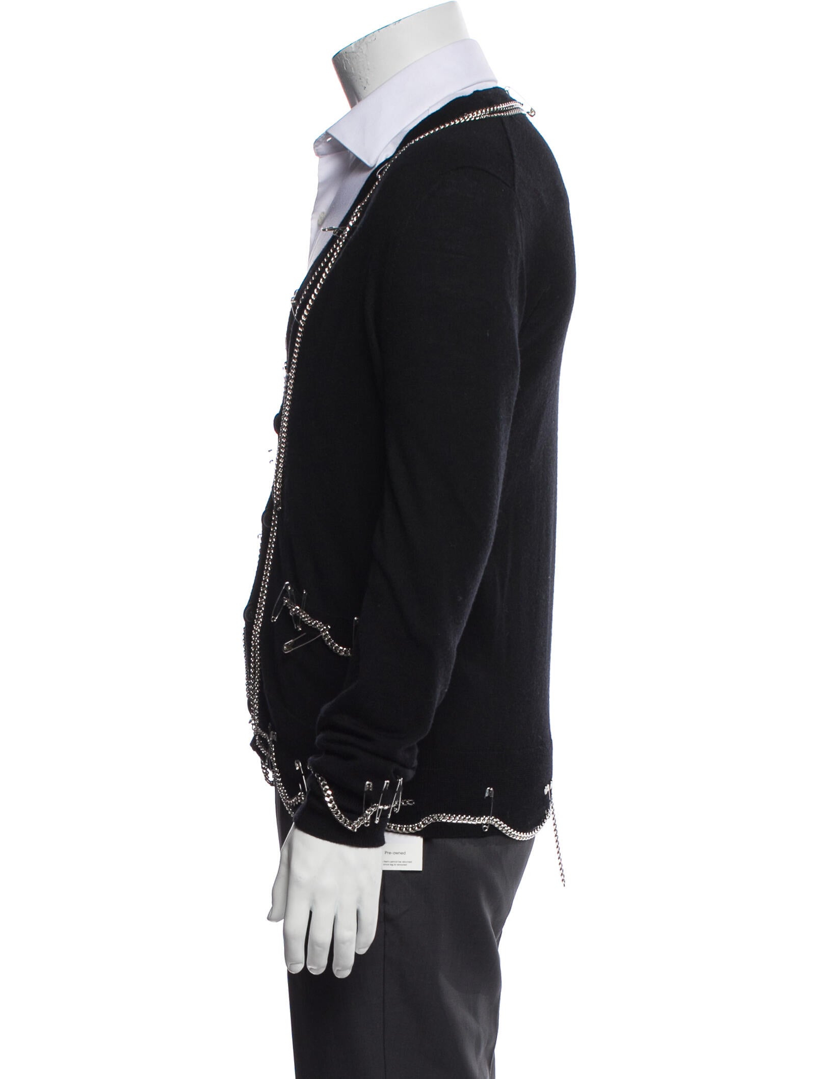 R13 Merino Wool Graphic Print Cardigan