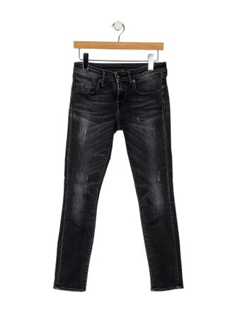 R13 Low-Rise Skinny Leg Jeans