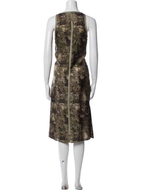 R13 Printed Midi Length Dress