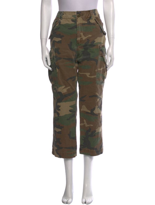 R13 Camouflage Print Straight Leg Pants