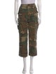 R13 Camouflage Print Straight Leg Pants