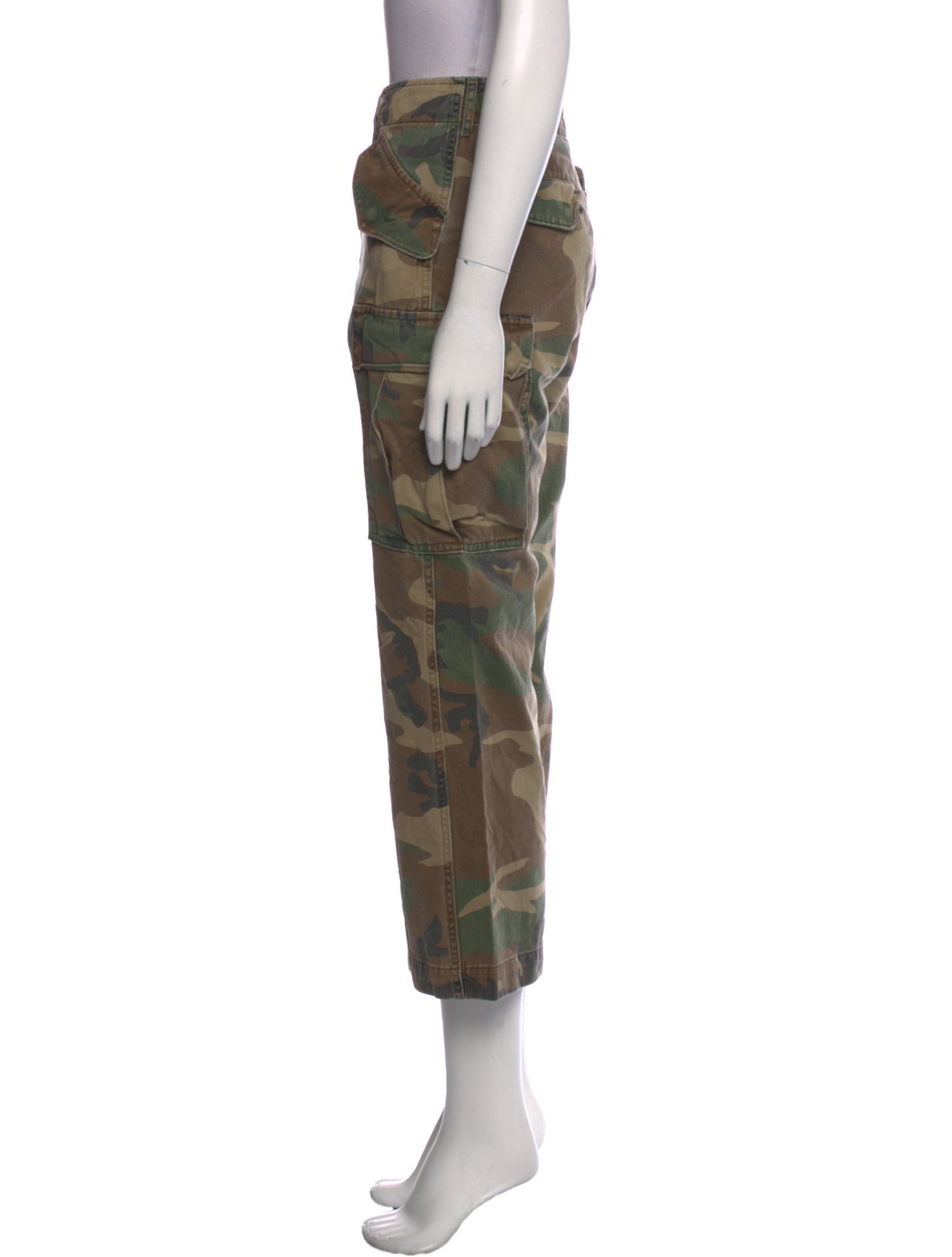 R13 Camouflage Print Straight Leg Pants