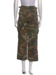 R13 Camouflage Print Straight Leg Pants