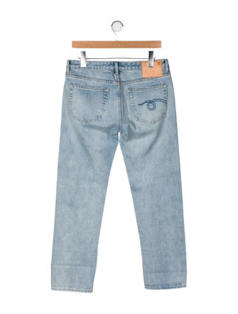 R13 Mid-Rise Straight Leg Jeans