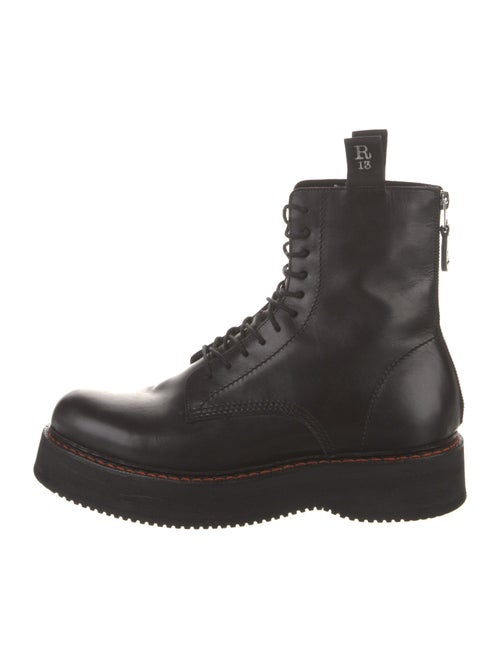 R13 Leather Combat Boots