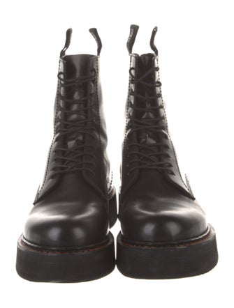 R13 Leather Combat Boots