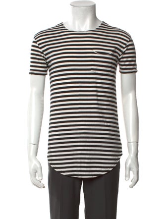 R13 Striped Crew Neck T-Shirt