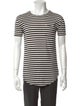 R13 Striped Crew Neck T-Shirt