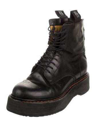 R13 Leather Combat Boots