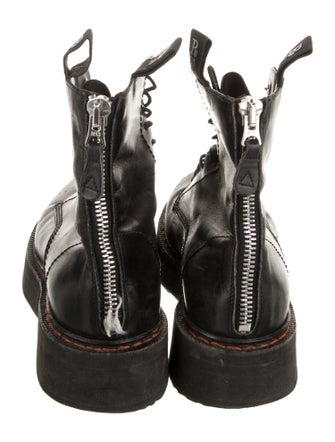 R13 Leather Combat Boots