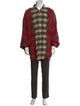R13 Plaid Print Long Sleeve Shirt