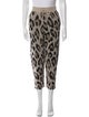 R13 Cashmere Animal Print Sweatpants