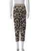 R13 Cashmere Animal Print Sweatpants