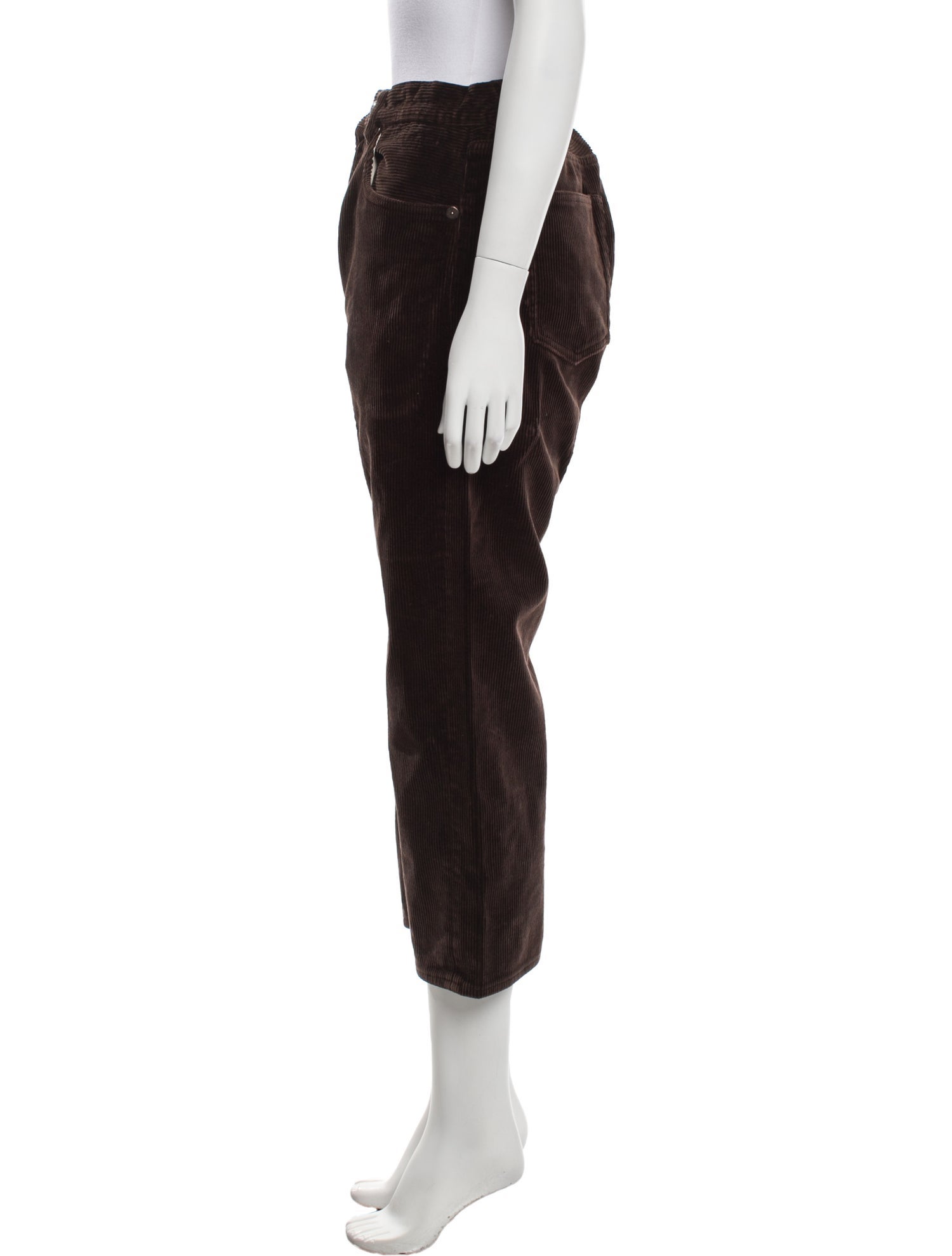 R13 Leather Wide Leg Pants