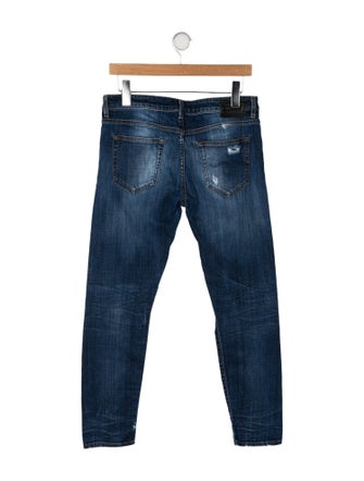 R13 High-Rise Straight Leg Jeans