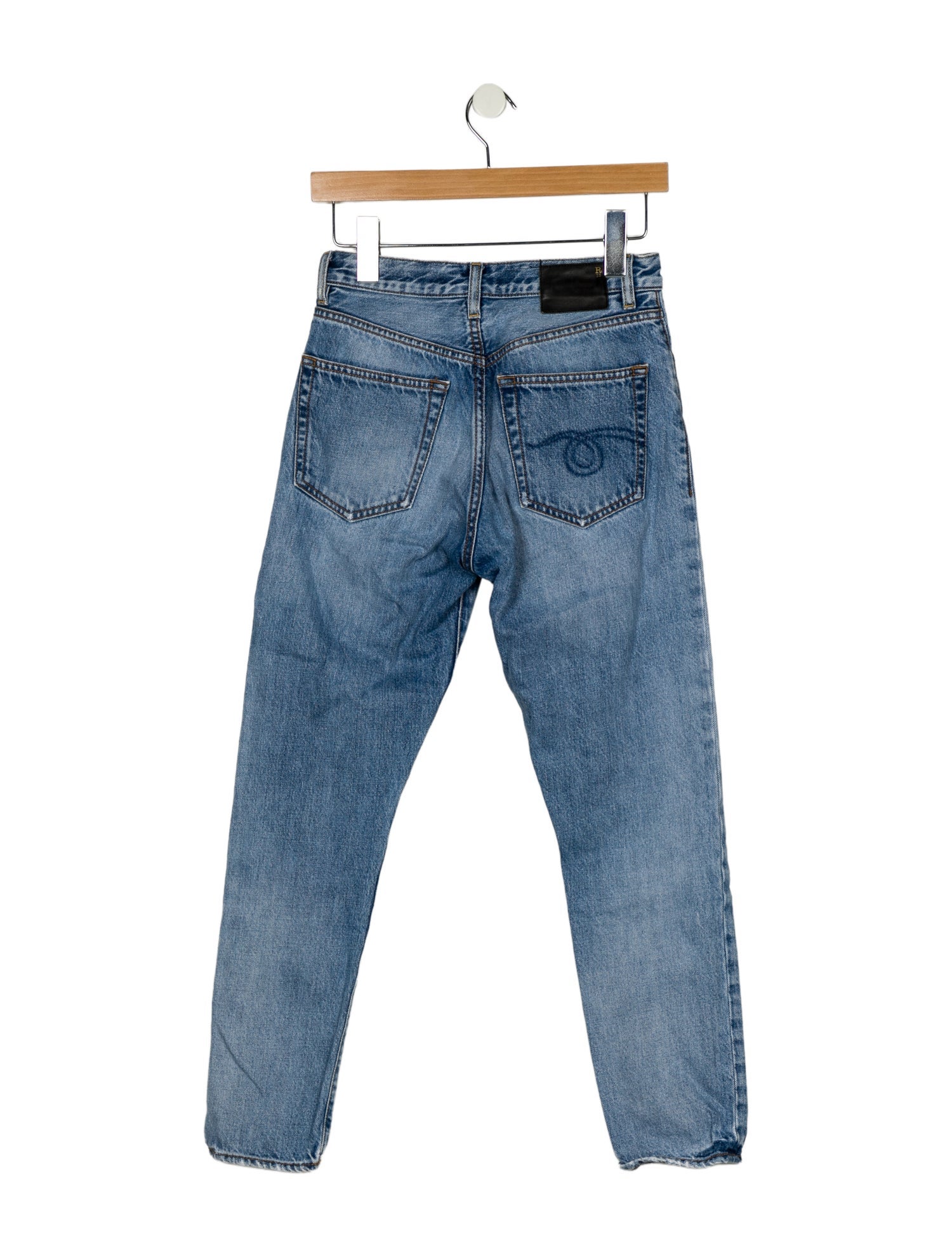 R13 Mid-Rise Skinny Leg Jeans