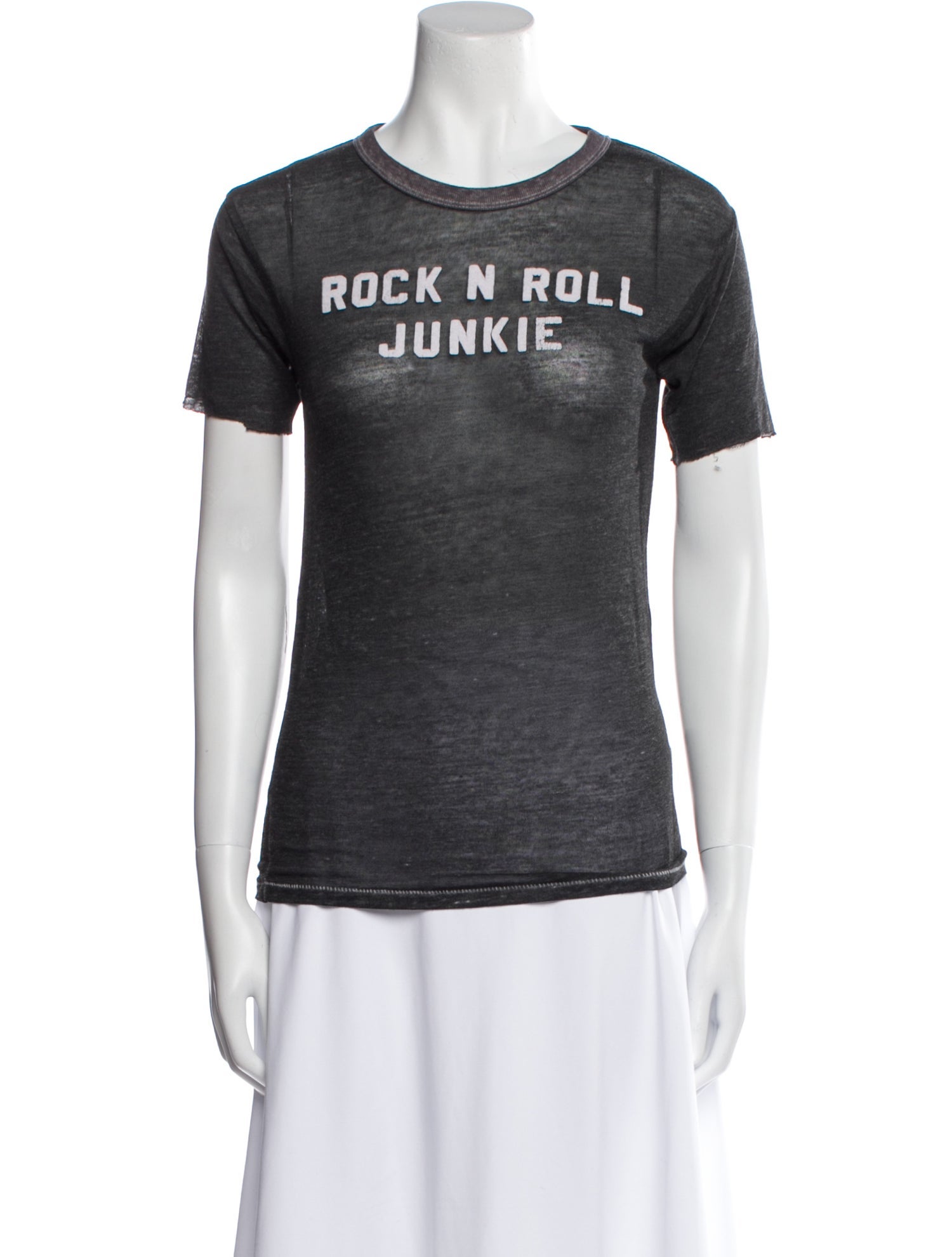 R13 Graphic Print Crew Neck T-Shirt