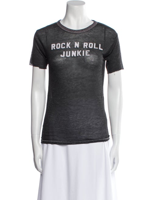 R13 Graphic Print Crew Neck T-Shirt