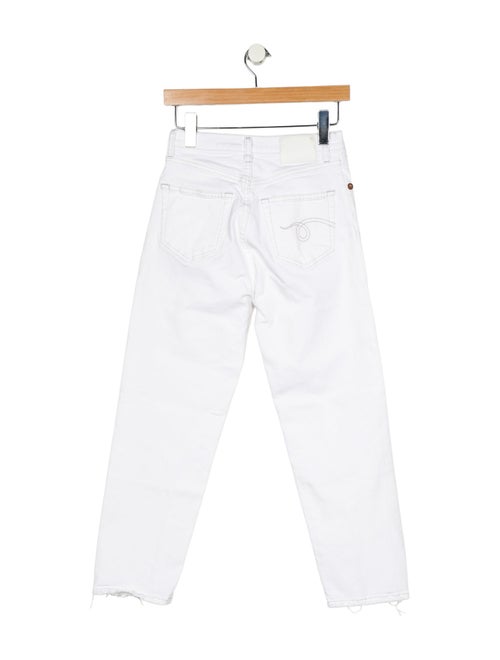 R13 High-Rise Straight Leg Jeans