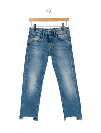 R13 Low-Rise Straight Leg Jeans