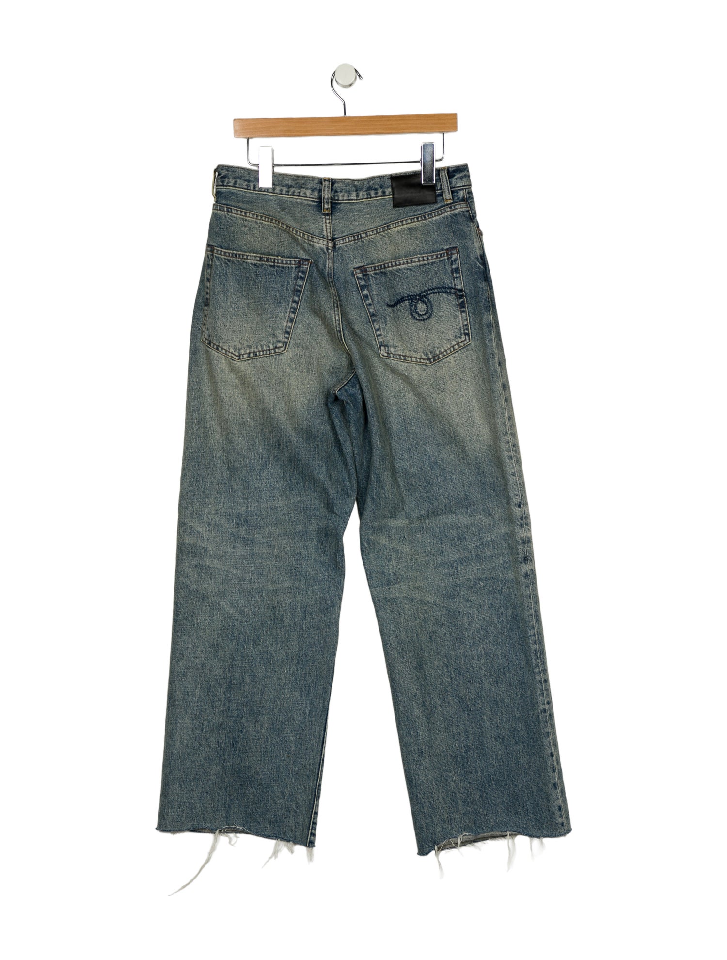 R13 High-Rise Wide Leg Jeans