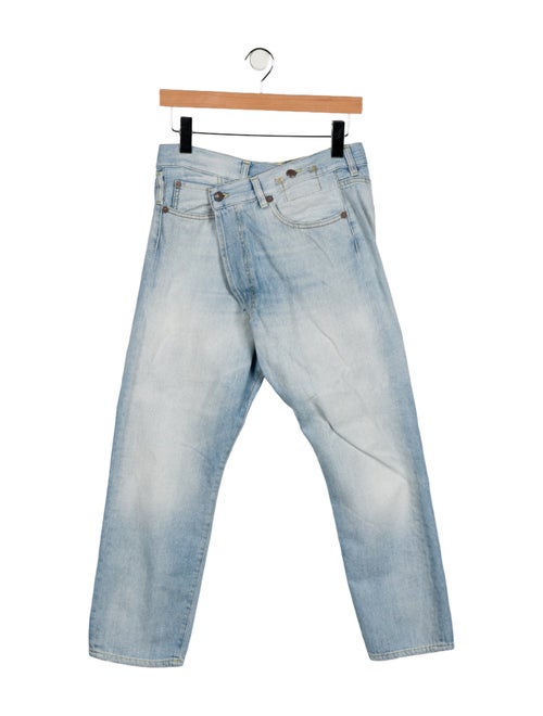 R13 High-Rise Straight Leg Jeans