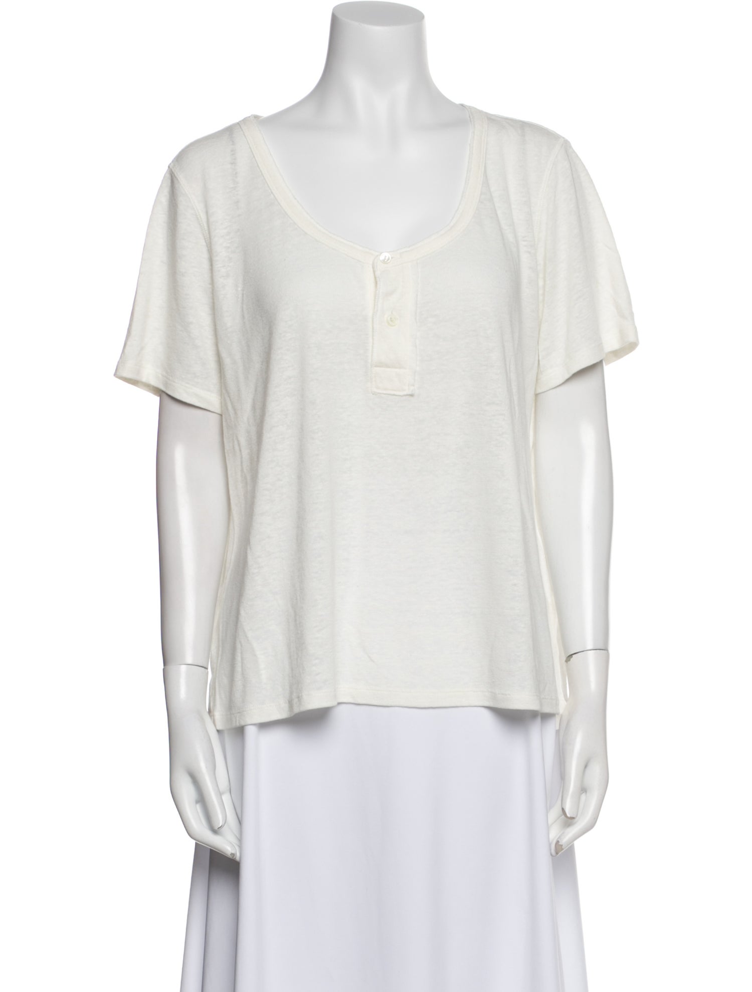 R13 Scoop Neck Short Sleeve T-Shirt