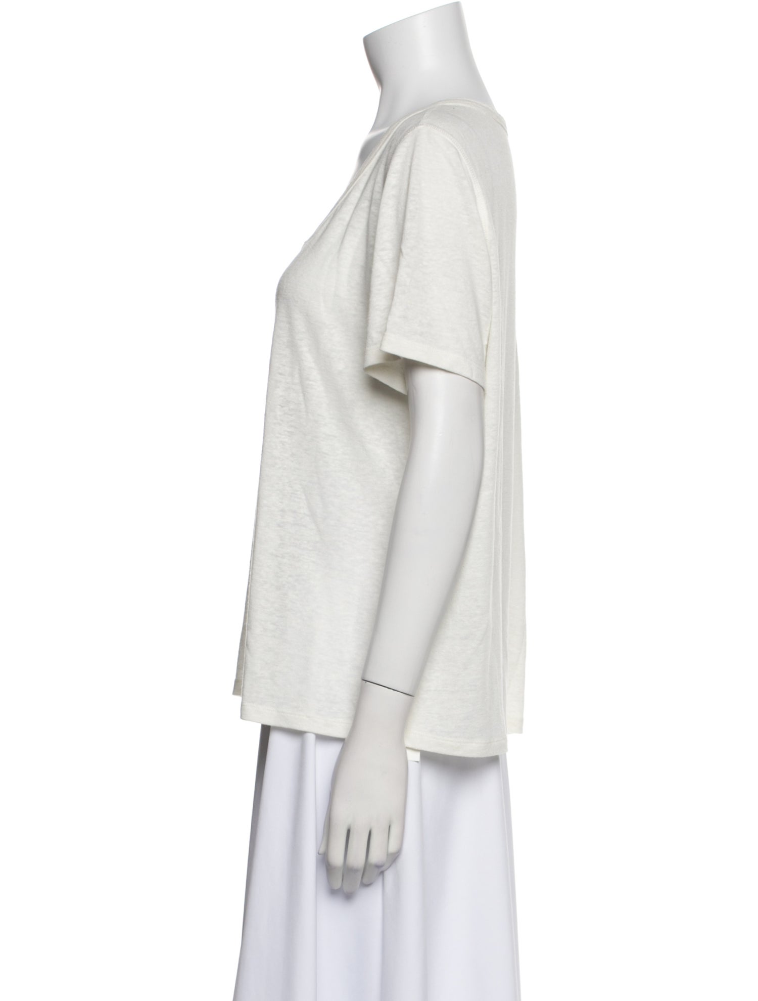 R13 Scoop Neck Short Sleeve T-Shirt