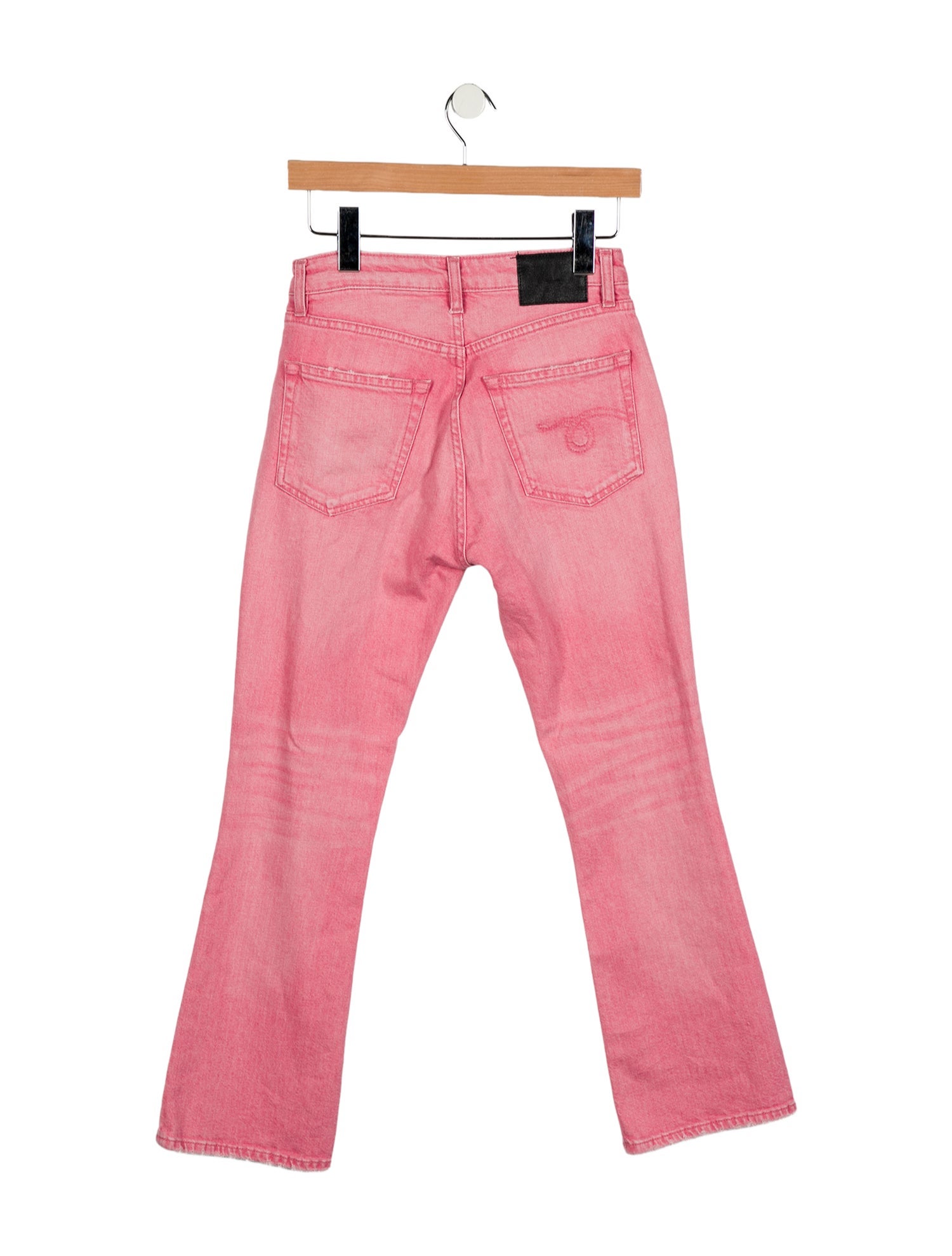 R13 High-Rise Straight Leg Jeans