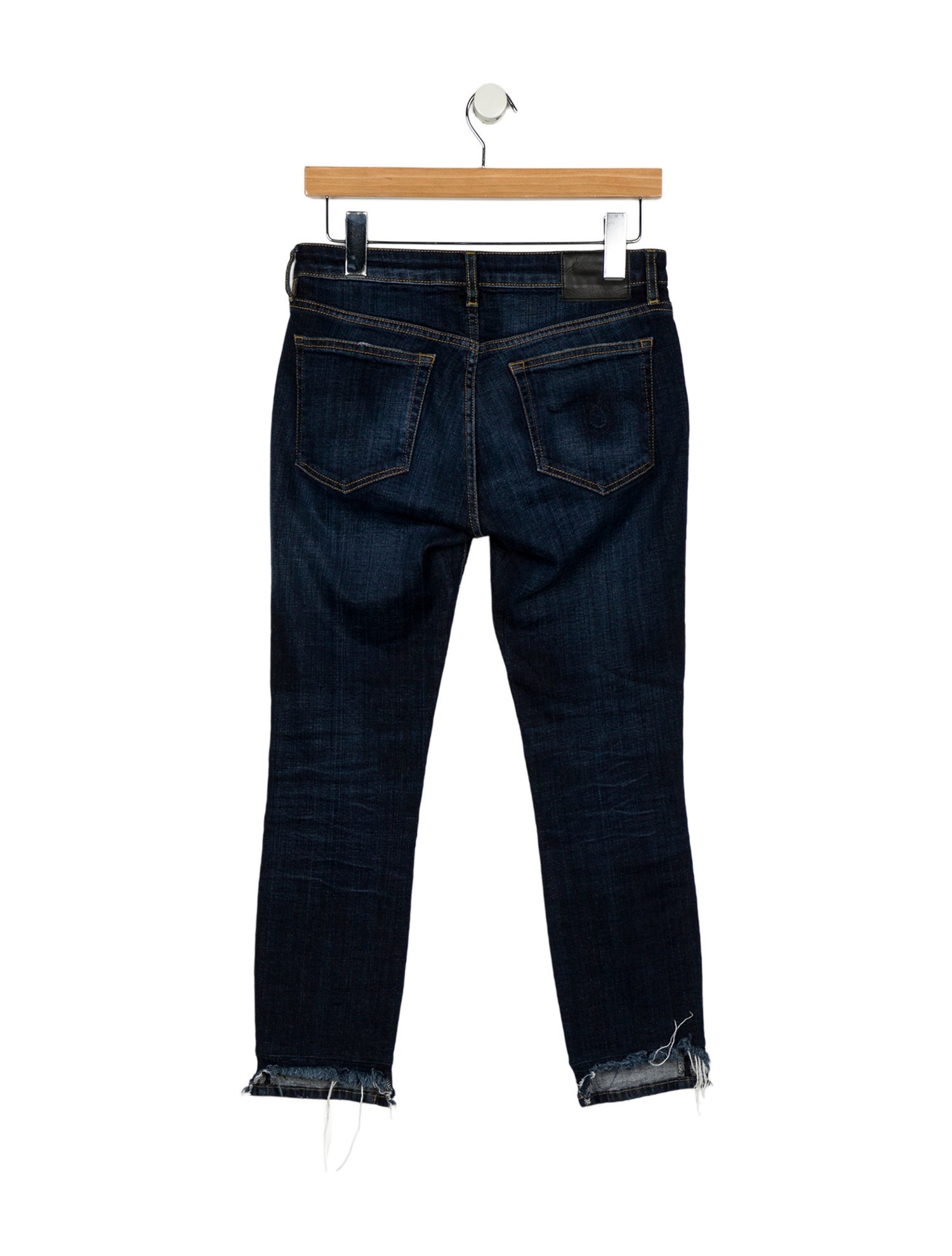 R13 Mid-Rise Skinny Leg Jeans