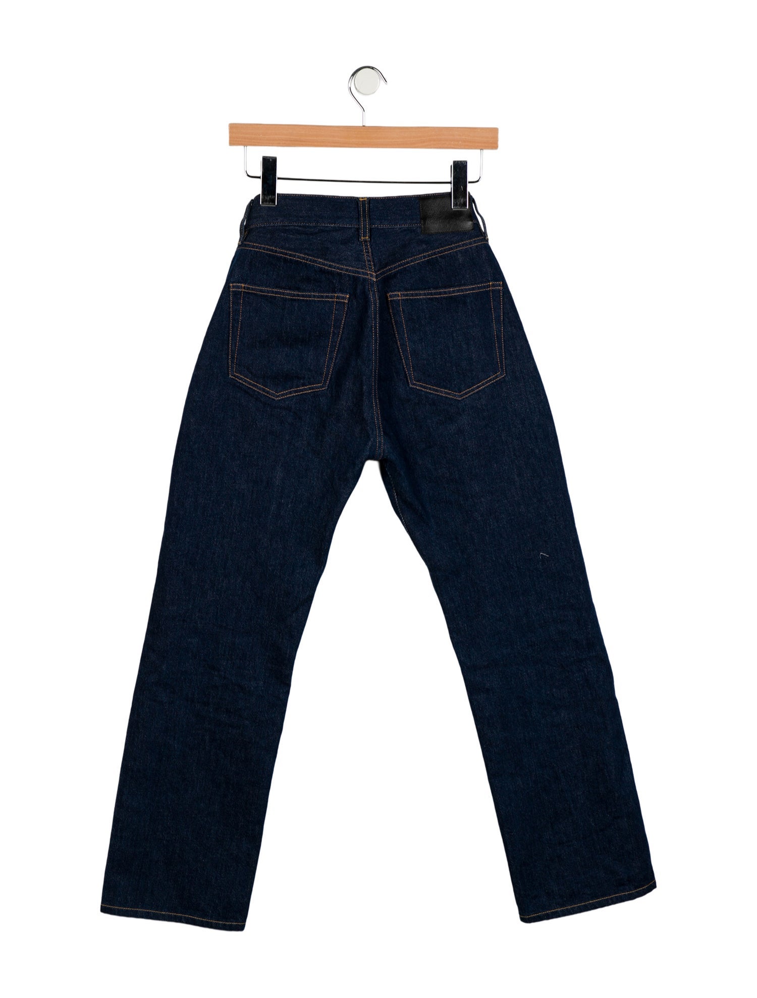 R13 High-Rise Straight Leg Jeans