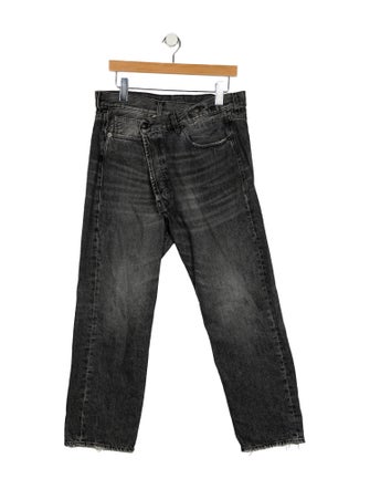 R13 High-Rise Straight Leg Jeans