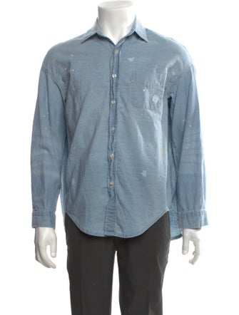 R13 Long Sleeve Denim Shirt