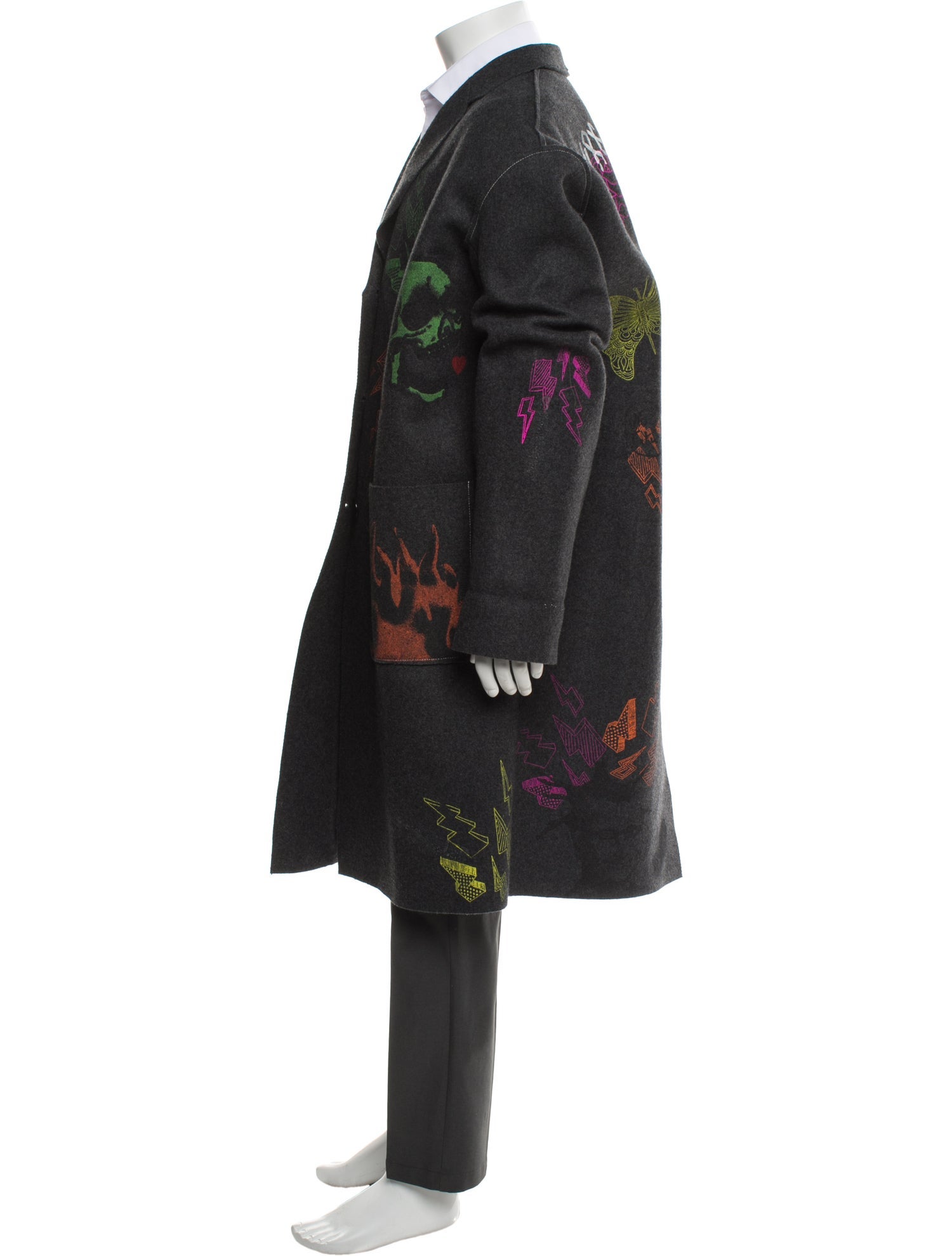 R13 Wool Printed Parka