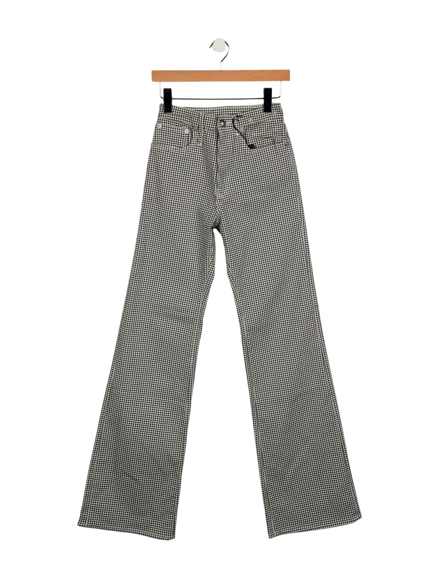 R13 Mid-Rise Wide Leg Jeans