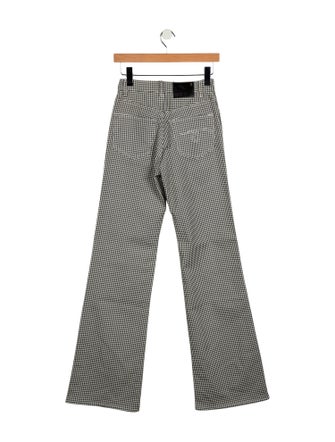 R13 Mid-Rise Wide Leg Jeans