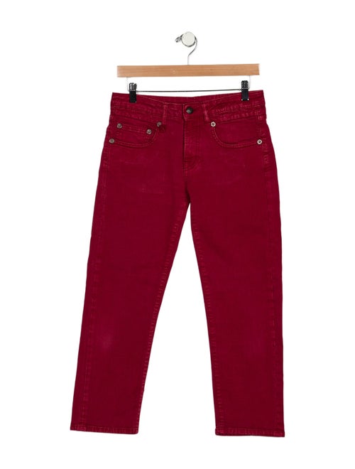 R13 Mid-Rise Straight Leg Jeans