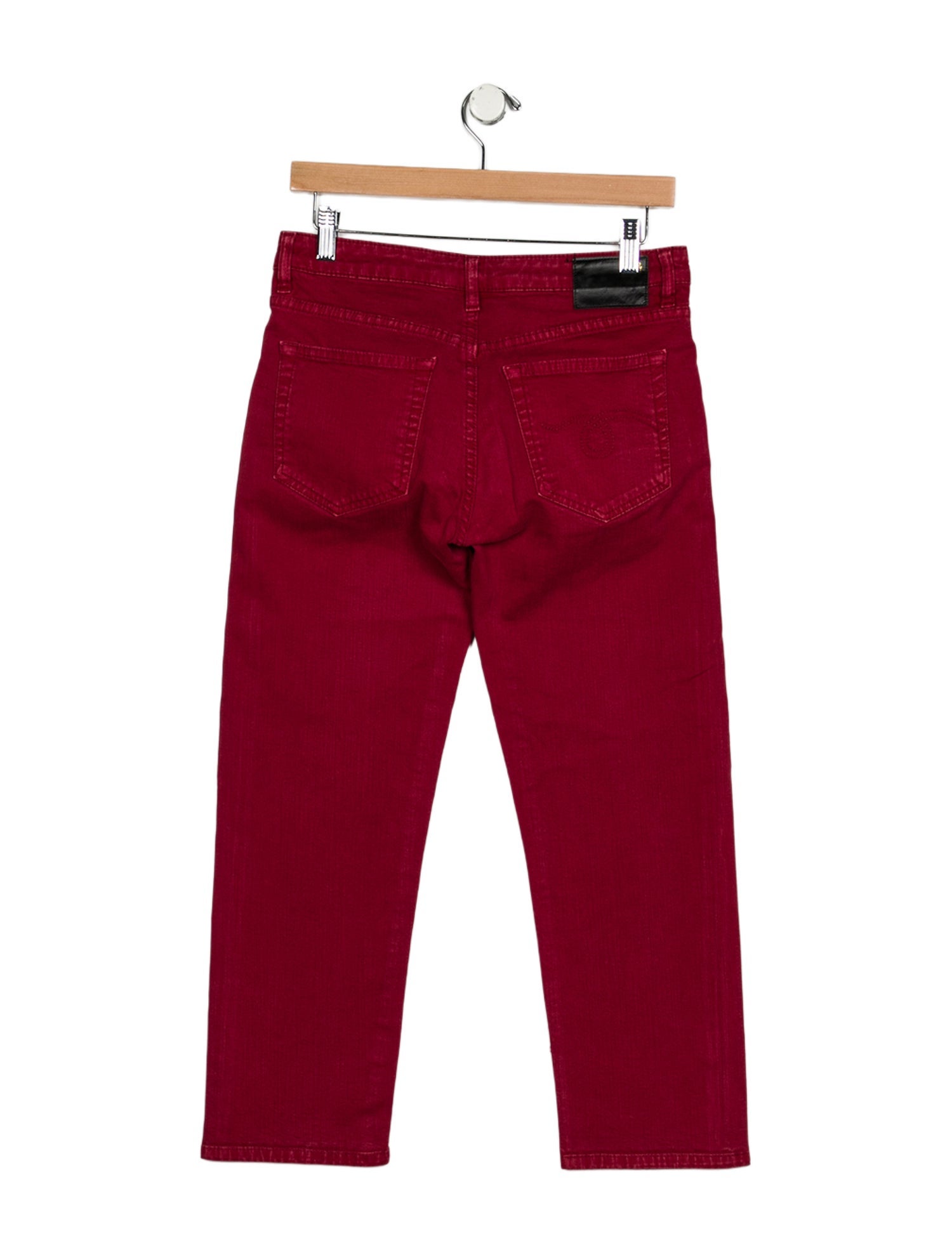 R13 Mid-Rise Straight Leg Jeans