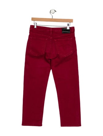 R13 Mid-Rise Straight Leg Jeans