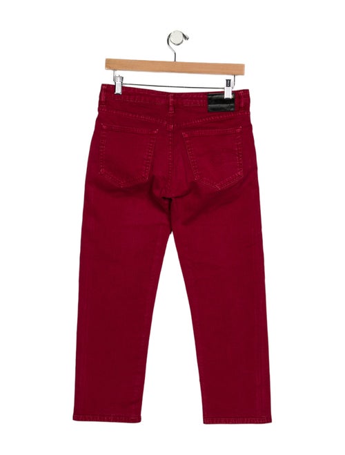 R13 Mid-Rise Straight Leg Jeans