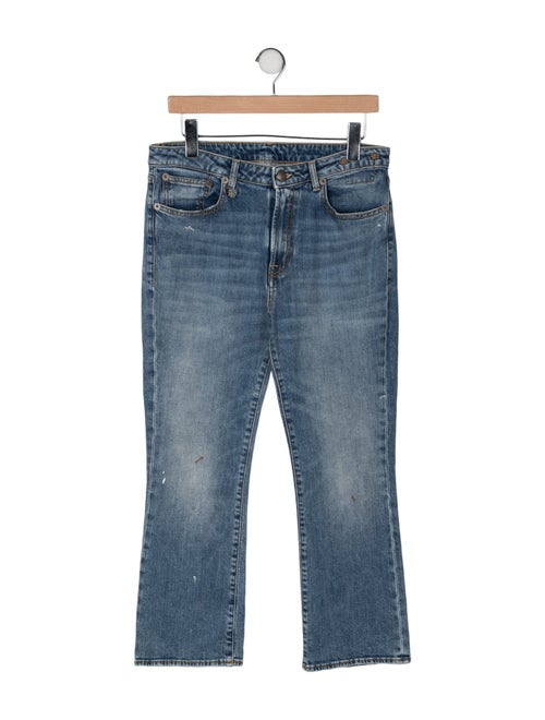 R13 Mid-Rise Straight Leg Jeans