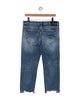 R13 Mid-Rise Straight Leg Jeans