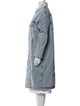 R13 Colorblock Pattern Trench Coat