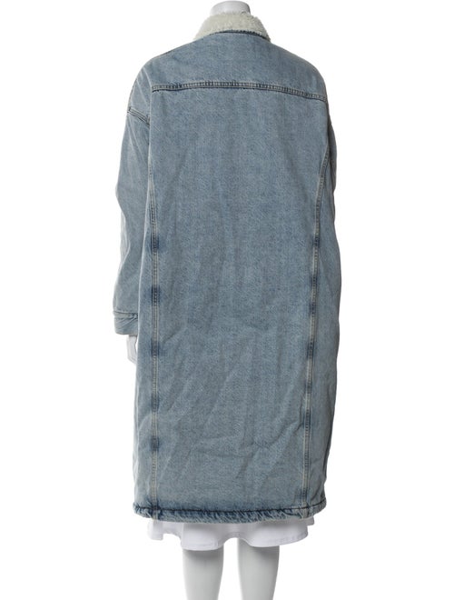 R13 Colorblock Pattern Trench Coat