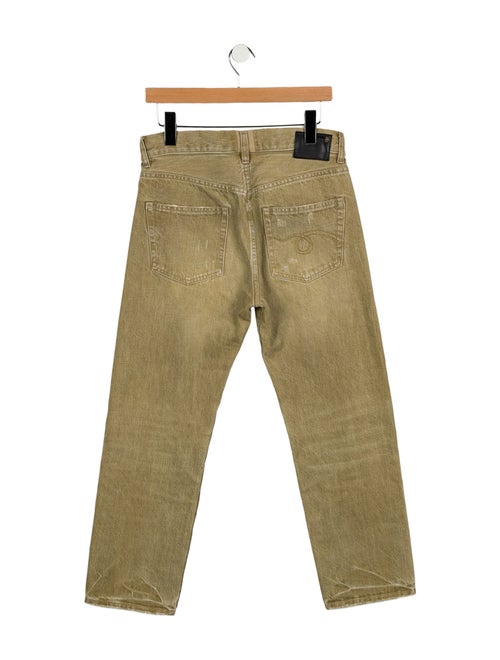 R13 High-Rise Straight Leg Jeans