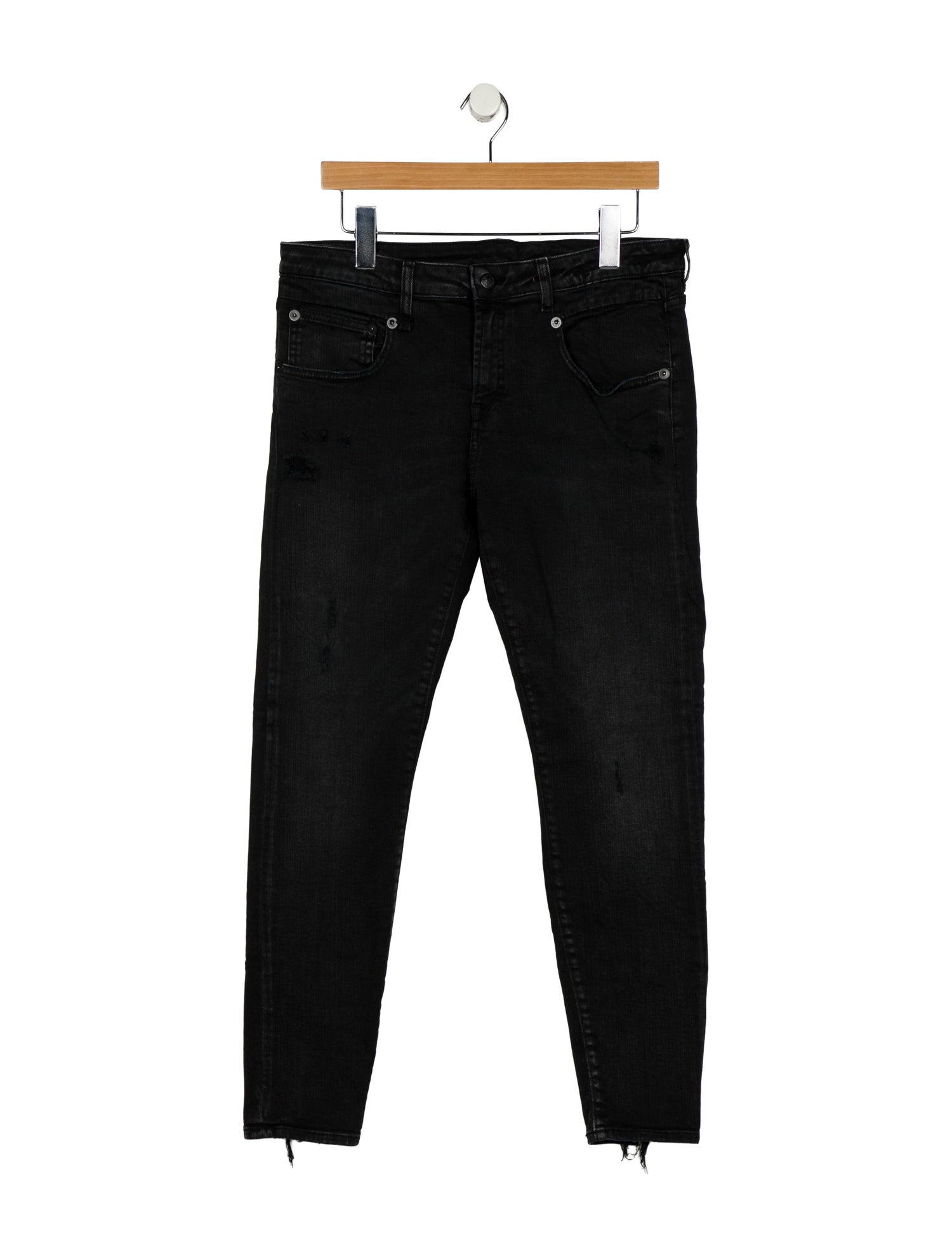 R13 Mid-Rise Skinny Leg Jeans