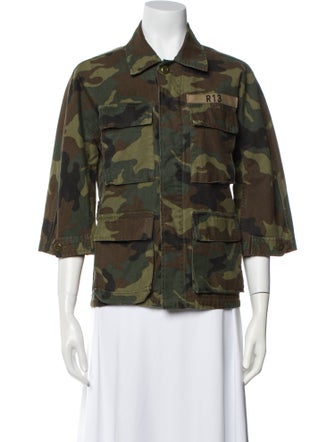 R13 Printed Utility Jacket