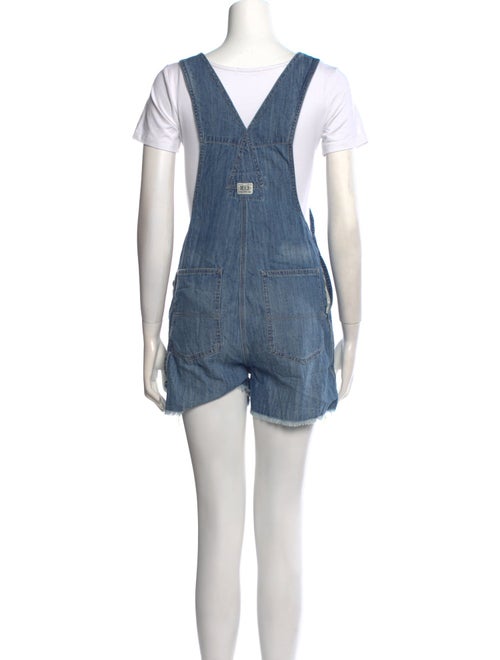 R13 Square Neckline Romper